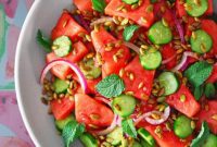 Fiesta Watermelon Cucumber Salad