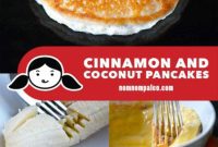 Tropical Cinnamon Coconut Paleo Pancakes