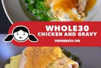 Easy Whole30 Chicken and Gravy Instant Pot Slow Cooker