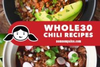 Flavorful Whole30 Chili Creations