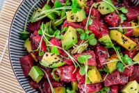 Clean Eating Tuna Avocado Poke