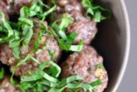 Zingy Lemon Ginger Meatballs