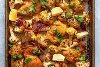 Easy Keto Whole30 Sheet Pan Tandoori Chicken