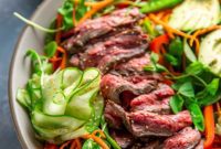 Wholesome Asian Steak Salad Whole30 Gluten Free