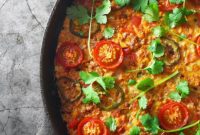 Zesty Tex-Mex Beef and Cauliflower Rice Casserole