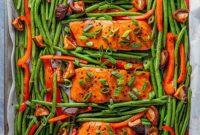 One Pan Whole30 Gluten Free Teriyaki Salmon