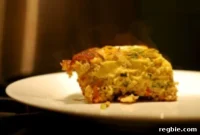 Curried Ground Pork & Broccoli Slaw Egg Bake