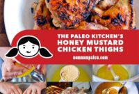 Golden Paleo Honey Mustard Chicken Thighs