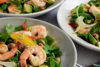 Refreshing Shrimp and Avocado Clean Eating Salad