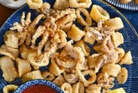 Guilt Free Crispy Calamari Air Fryer or Pan Fry