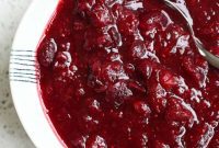 Tangy Paleo Cranberry Cherry Holiday Compote