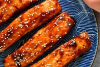 Crispy Honey Sriracha Air Fryer Salmon