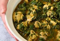Healthy Instant Pot Chicken Saag Whole30 Keto