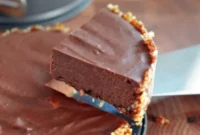 Paleo Vegan Gluten Free Chocolate Graham Cracker Pie