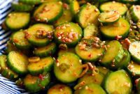 Spicy Korean Cucumber Salad Clean Eating Keto Whole30
