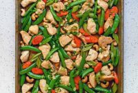 Sheet Pan Cashew Chicken: Paleo & Whole30 Perfection