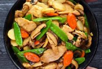 Cantonese Chicken and Mushroom Medley