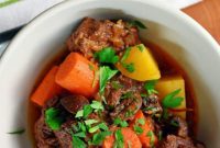 Whole30 Paleo Low Carb Instant Pot Beef Stew