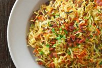 Sizzling Swoodles with Crispy Bacon Whole30 and Gluten Free