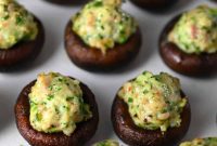 Delicious Shrimp Stuffed Mushrooms Keto Whole30 Approved