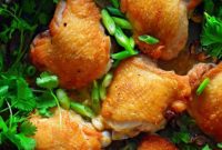 Golden-Crisp Cantonese Chicken Thighs