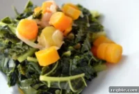 Tender Instant Pot Braised Kale and Carrots