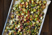 Whole30 Day 21 Roasted Brussels Sprouts and Bacon