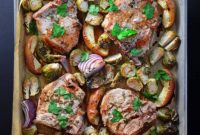 Clean Eating Sheet Pan Pork Chops