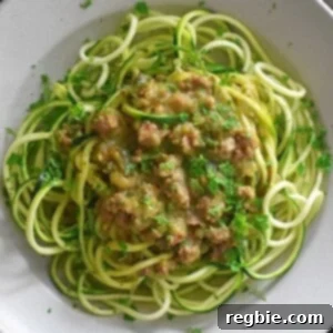 Instant Pot Zucchini Bolognese by Michelle Tam https://nomnompaleo.com