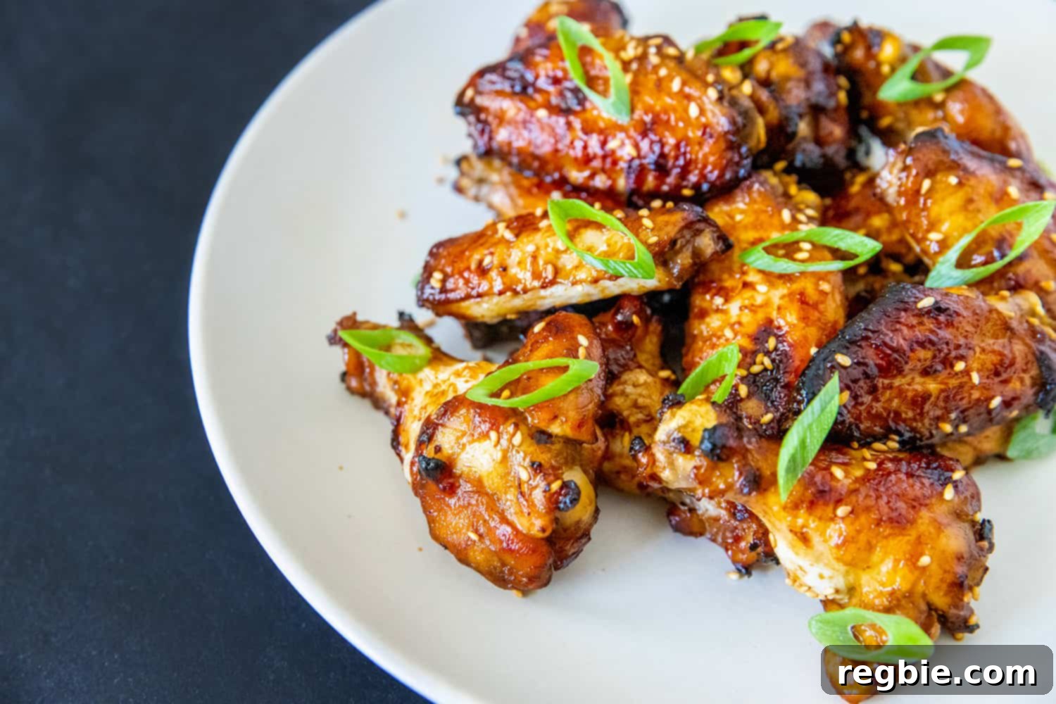 A generous platter of Whole30-friendly, gluten-free Chinese Chicken Wings, beautifully cooked and ready to be devoured.