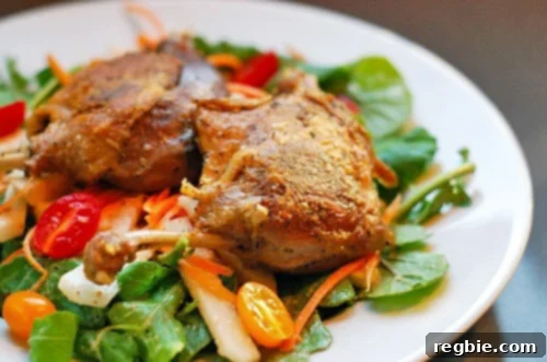 Thai-Inspired Crispy Duck & Arugula Salad by Michelle Tam / Nom Nom Paleo