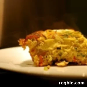 Curried Ground Pork & Broccoli Slaw Egg Bake 2 A delicious slice of paleo and whole30 compliant curried ground pork and broccoli slaw frittata, ready to eat.