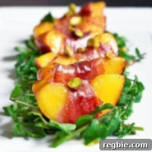Watercress With Seared Prosciutto + Peaches by Michelle Tam https://nomnompaleo.com