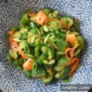 Smashed Cucumber and Carrot Salad by Michelle Tam https://nomnompaleo.com