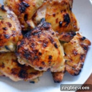These paleo honey mustard chicken thighs are the perfect weeknight meal! You can throw them together with items you already have in your kitchen!
