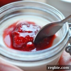 Panna Cotta with Strawberry Balsamic Compote by Michelle Tam https://nomnompaleo.com