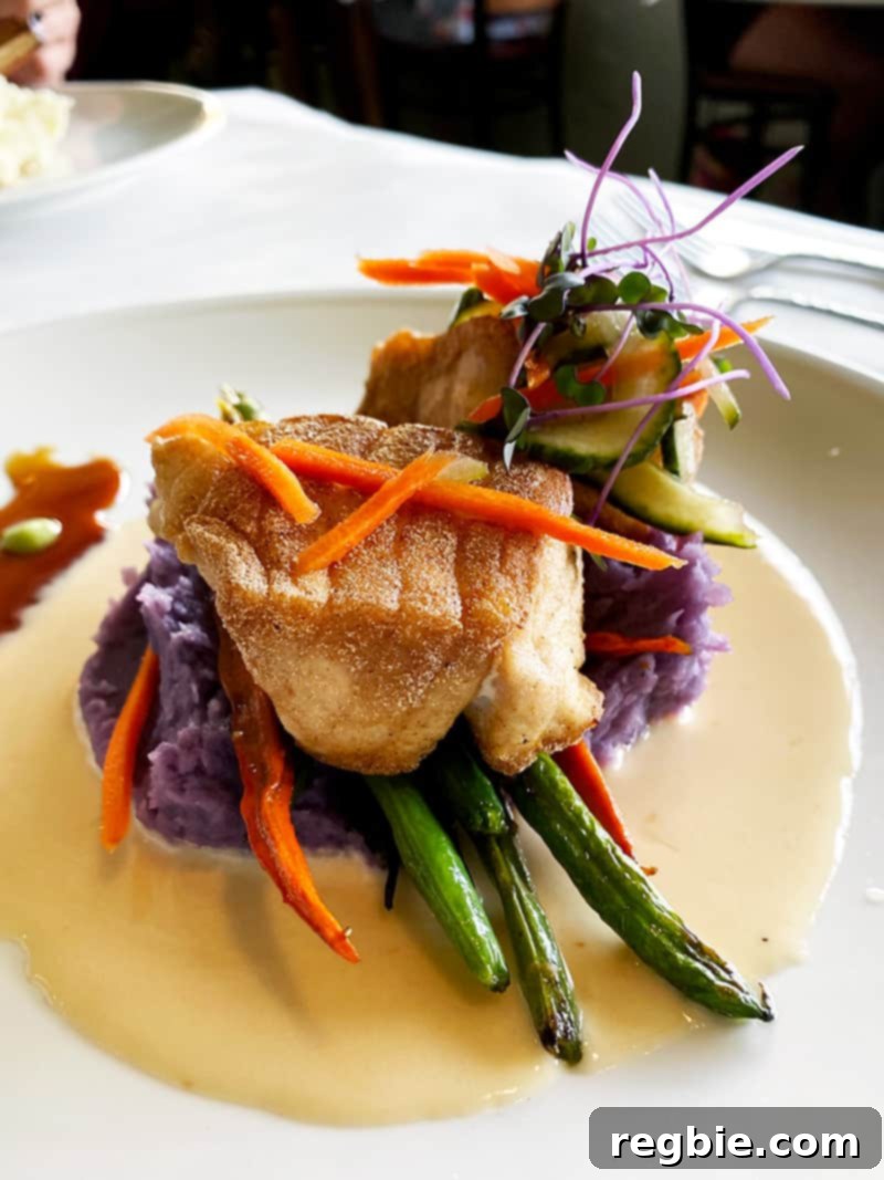 Closeup of Mochiko fish from Jackie Rey's in Kona, Hawaii