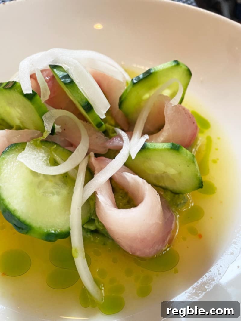The crudo of the day at Merriman's in Waimea