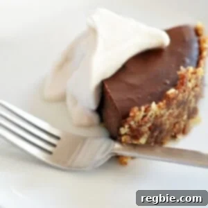 Kelly Brozyna's Paleo Chocolate Pie + Raw Graham Cracker Crust by Michelle Tam / Nom Nom Paleo