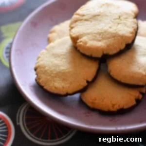 A close-up of The World's Easiest Cookies, demonstrating their inviting texture.