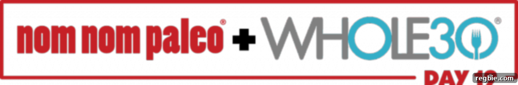 Nom Nom Paleo and Whole30 banner featuring Michelle Tam's branding