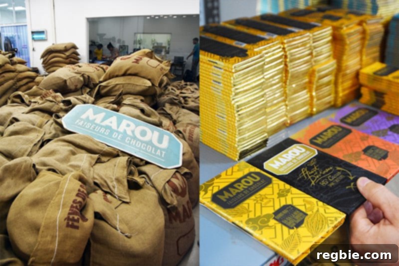 A visit to Marou Chocolate in Vietnam, featuring their acclaimed Heart of Darkness bar.