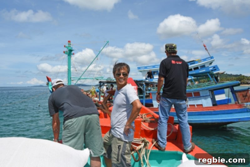 The journey of Red Boat Fish Sauce: fresh anchovies harvested from the Gulf of Thailand.