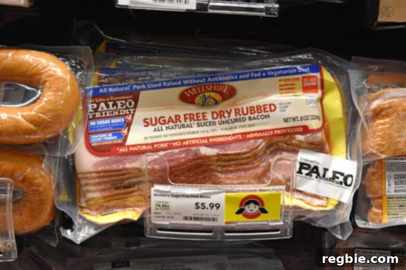 Nom Nom Paleo shelf dots at Whole Foods Market showing recommended Paleo products.