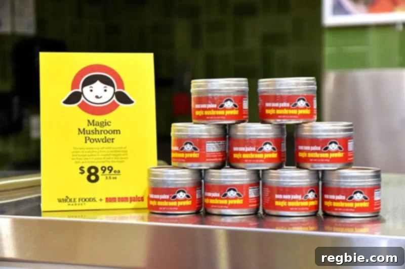 Nom Nom Paleo Magic Mushroom Powder is now available nationwide at Whole Foods Market.