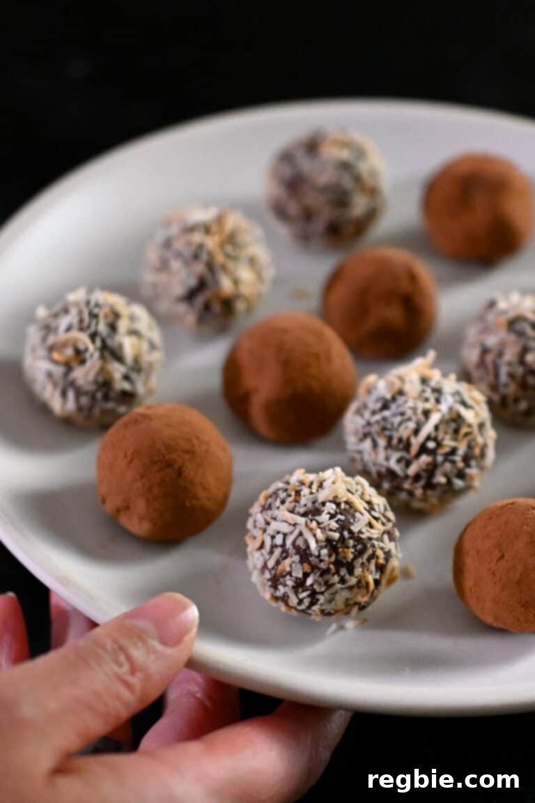 A collage of the cooking steps for Nom Nom Chocolate Truffles, showcasing the preparation of ingredients and the ganache.