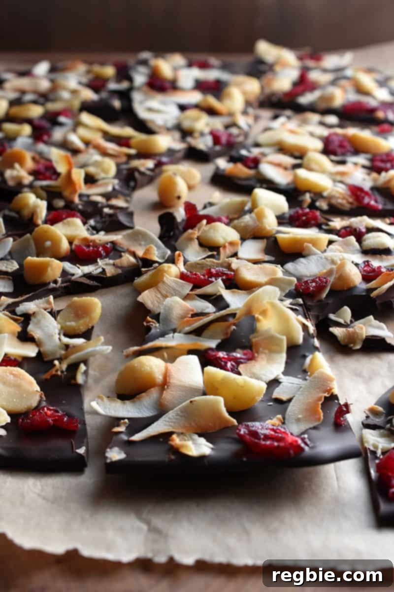 Coco-Nutty Dark Bark by Michelle Tam / Nom Nom Paleo https://nomnompaleo.com