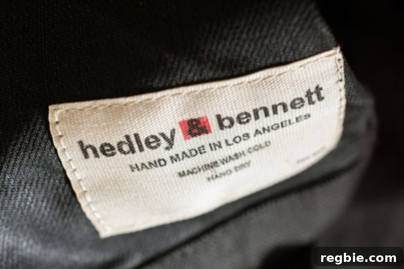 Your Essential 2015 Holiday Gift Selections 9 Two Hedley & Bennett aprons hanging in a kitchen