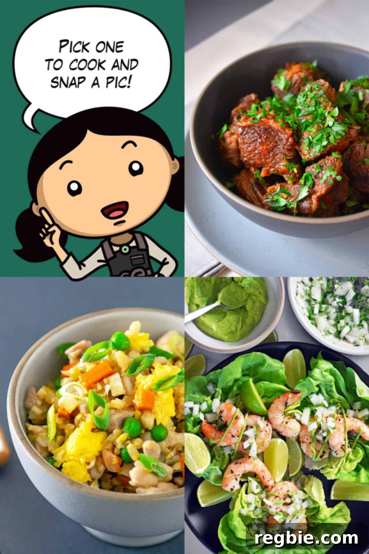 Culinary Kickoff: January 2026 3 Recipe Choices: Instant Pot Short Ribs, Shrimp Tacos, Chicken Cauliflower Fried Rice