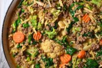 One-Pan Ground Beef and Veggie Power Bowl
